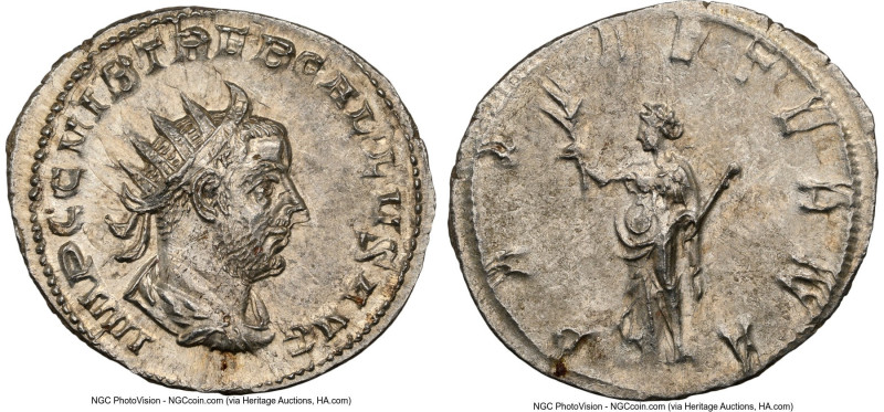 Trebonianus Gallus (AD 251-253). AR antoninianus (23mm, 3.18 gm, 12h). NGC MS 4/...