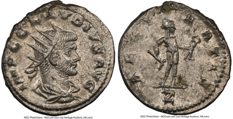 Claudius II (AD 268-270). BI antoninianus (20mm, 3.55 gm, 12h). NGC MS S 4/5 - 5...