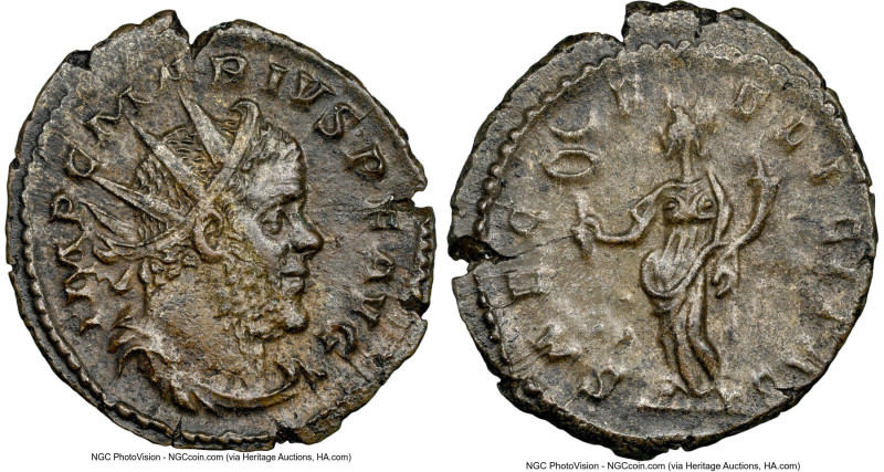 Marius, Romano-Gallic Empire (AD 269). BI antoninianus (21mm, 2.84 gm, 1h). NGC ...