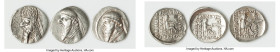 ANCIENT LOTS. Greek. Parthian Kingdom. Lot of three (3) AR drachms. Choice VF-Choice XF. Includes: Three Parthian AR drachms, various types. Total of ...