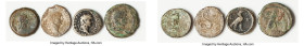 ANCIENT LOTS. Roman Provincial. Egypt. Alexandria. Lot of four (4) BI and AE issues. Good-Fine. Includes: Four BI and AE issues of Alexandria, various...