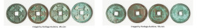 Annam 4-Piece Lot of Uncertified Cash, Unattributed lot of cash coins. Sizes range from 24.2-24.6 Weights range from 4.10-5.36gm. Sold as is, no retur...