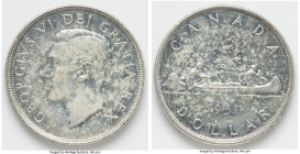 Pair of Certified and Uncertified "Arnprior" Dollars, 1) George VI "Arnprior" Dollar 1951 - AU (Residue, Cleaned), Royal Canadian mint, KM46. 36mm. 23...
