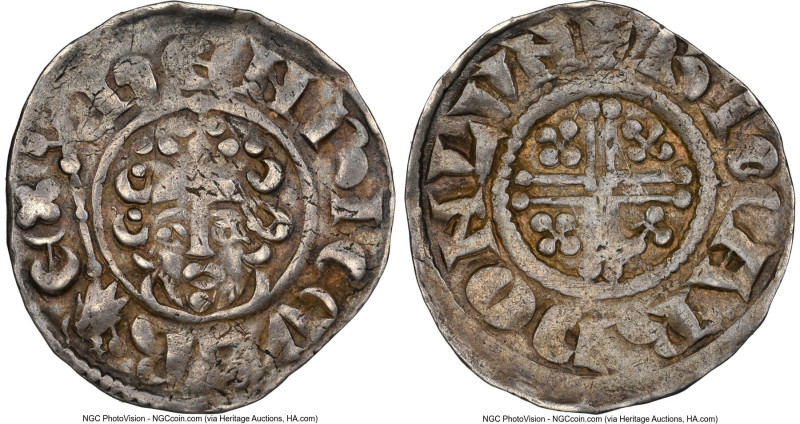 Henry III Penny ND (1216-1247) XF45 NGC, London mint, S-1356A. Ricard as moneyer...