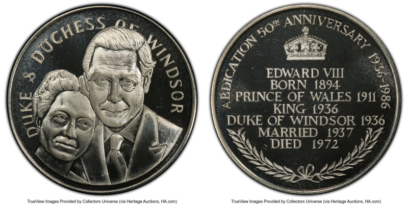 Elizabeth II Pair of Certified Assorted copper-nickel "50th Anniversary of Edwar...