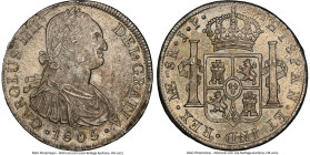 Charles IV 8 Reales 1805 LM-JP MS62 NGC, Lima mint, KM97. HID09801242017 © 2023 Heritage Auctions | All Rights Reserved