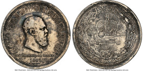Alexander III "Coronation" Rouble 1883 XF Details (Cleaned) NGC, St. Petersburg mint, KM-Y43. Alexander III Coronation. Mottled tone with several rim ...