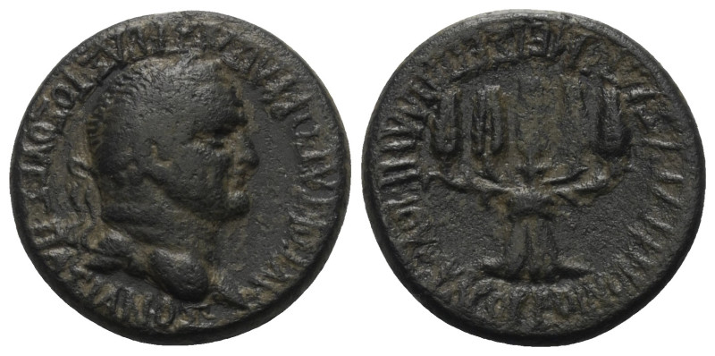 Phrygien. Apameia. Vespasianus (69 - 79 n. Chr.).

 Bronze.
Vs: Kopf des Vesp...