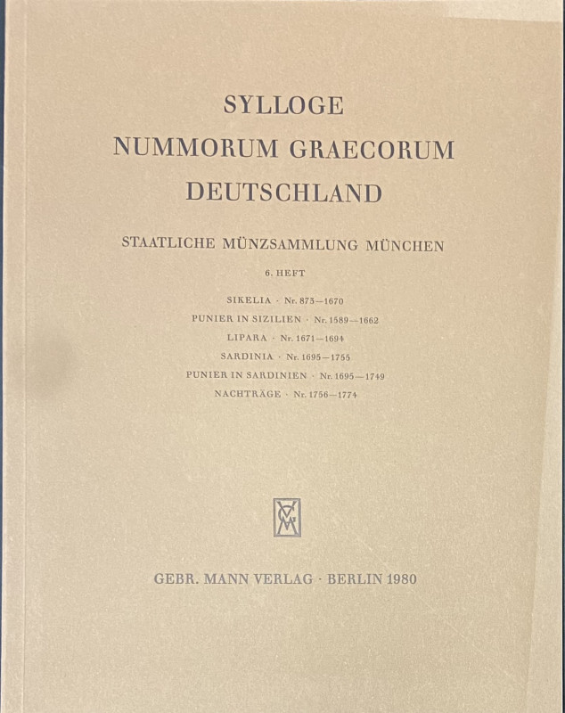 Monographien. Antike Numismatik. Sylloge Nummorum Graecorum Deutschland.


St...