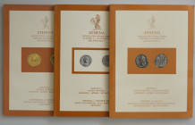 Auktionskataloge. Athena Münzen der Antike GmbH, München. Auktionen 1 - 3 vom 08.10.1987, 04.10.1988 und 15.05.1990.


Antike Münzen. 392 Nrn., 1 F...