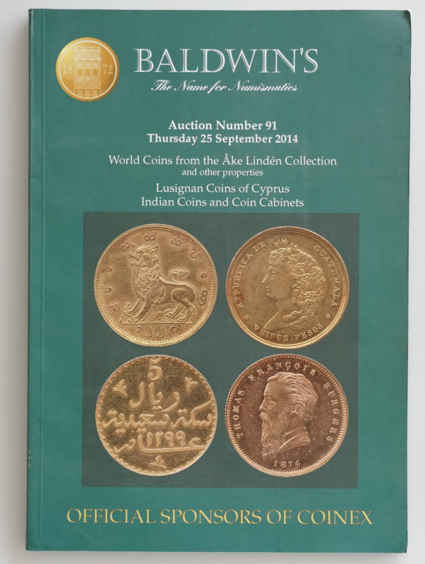 Auktionskataloge. Baldwin & Sons Ltd., London. Auktion 91 vom 25.09.2014.


W...