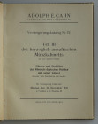 Auktionskataloge. Cahn, A.E., Frankfurt a.M. Auktion 72 vom 30.11.1931.


Slg. des herzoglich-anhaltischen Münzkabinetts. Teil III. Römisch-Deutsch...