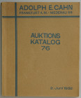 Auktionskataloge. Cahn, A.E., Frankfurt a.M. Auktion 76 vom 02.06.1932.


Norddeutsche Sammlung. Italien, Schweiz, Personenmedaillen. 2265 Nrn., 12...