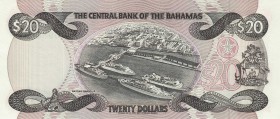Ausland
Bahamas 1/2, 1, 3, 5, 10 und 20 Dollars 1974 Dazu 1 Dollar (1982) WPM 42a, 43a, 44a, 45b, 46a, 47b, 50a 7 Stück. Teilweise selten. I