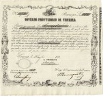 Ausland
Italien-Venedig 100 Lire 1849 5 % Anleihe der Governo Provisoria di Venezia - Buoni des prestito Fast II