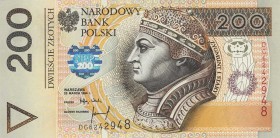 Ausland
Polen 10, 20, 50, 100 und 200 Zlotych 25.3.1994. WPM 173-177 5 Stück. I
