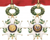 Ausländische Orden und Ehrenzeichen Frankreich
Orden der Ehrenlegion, 7. Modell, Kommandeurkreuz Verliehen 1870-1951. Gold und emailliert. 90 x 60 mm...