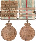Ausländische Orden und Ehrenzeichen Griechenland
Medaille für die Griechisch-Türkischen Krieg 1912-13 Gestiftet 17.2.1914. Bronze. 30 mm. Mit Band, d...
