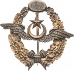 Ausländische Orden und Ehrenzeichen Osmanisches Reich/Türkei
Flugzeugführerabzeichen Bronze. Mit Tughra des Sultans und der arabischen Zahl 699 / Län...