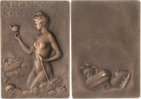 Archäologie und Ägyptologie
 Bronzemedaille (S.E. Vernier) Archäologie. Nackte Frau mit Öllampe in der Hand umgeben von Ausgrabungsgeneständen / Frei...