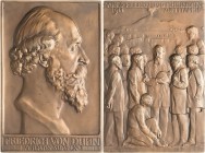 Archäologie und Ägyptologie
 Bronzeplakette 1911 (P. Sturm) Friedrich von Duhn (1851-1930), Archäologe - zum 60. Geburtstag. Kopf auf Sockel nach rec...
