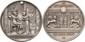 Archäologie und Ägyptologie
 Silbermedaille 1972 (B.H. Mayer) 50. Jahrestag der Grabentdeckung Tut Ench Amuns. Randpunze: 835. 40,2 mm, 25,40 g Präge...