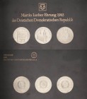 Thematische Sätze
1983 Martin Luther-Ehrung der DDR 5 Mark 1983 - Wartburg, Eisleben und Schloßkirche Wittenberg. In originaler Hartplastik Selten. P...