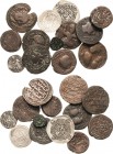 Lots
Lot-13 Stück Interessantes Lot orientalischer Münzen der Antike und des Mittelalters. Darunter u.a.: Kushan-Bronze Kapisa Serie. Sasaniden-Xusro...