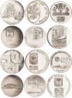 Israel
Lot-6 Stück Interessantes Lot israelischer Sondermünzen. Dabei: 10 Lirot 1869 (Unbekannter Soldat), 1973 (25 Jahre Israel), 1973 (Pidyon Haben...