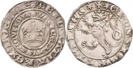 Böhmen
Wenzel II. 1278-1305 Prager Groschen, Kuttenberg Slg. Donebauer 807 Castelin 5 Slg. Dietiker 47 3.77 g. Gut ausgeprägtes Exemplar. Min. Präges...
