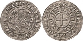 Jülich-Berg
Wilhelm II. 1361-1393 Tournose o.J. Mülheim Noss 91 a 2.52 g. Leichte Prägeschwäche, vorzüglich