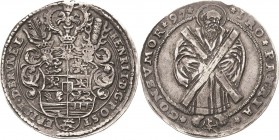 Braunschweig-Wolfenbüttel
Heinrich Julius 1589-1613 Taler 1597, Andreasberg PRO PATRIA CONSVMOR (= Für das Vaterland vergehe ich). Exemplar der Samml...
