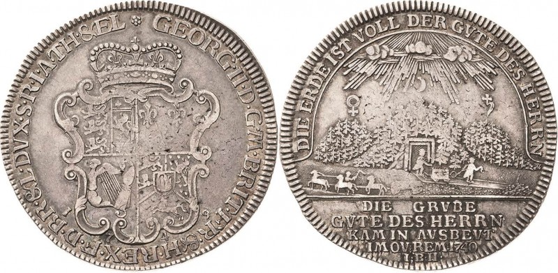 Braunschweig-Calenberg-Hannover
Georg II. 1727-1760 Taler 1749, IBH-Zellerfeld ...