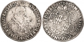 Hildesheim-Bistum
Ferdinand von Bayern 1612-1650 Taler 1624, Moritzberg Walzenprägung Mehl 552 Davenport 5406 Leichte Belagreste, Av. Kratzer, sehr s...