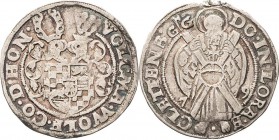 Hohnstein, Grafschaft
Volkmar Wolfgang 1562-1580 1/2 Taler 1579, CG-Ellrich Schulten 166 a Müseler 31/77 Äußerst selten. Henkelspur, Felder min. gegl...