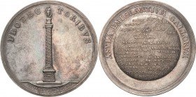 Lübeck-Stadt
 Silbermedaille 1772 (unsigniert) Auf die Jahrhundertfeier der französischen Gemeinde zu Berlin. Säule / Landkarte Europas mit Ländern, ...
