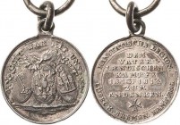 Lübeck-Stadt
 Silbermedaille 1814 (Loos) Miniatur der Verdienstmedaille der hanseatischen Legion (Hamburg, Bremen, Lübeck) zur Erinnerung an die Befr...