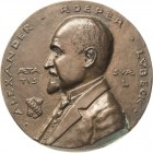 Lübeck-Stadt
 Einseitige Bronzegussmedaille 1913 (F. Weber) Auf den 50. Geburtstag des Lübecker Kaufmanns und Numismatikers Alexander Röper. Brustbil...