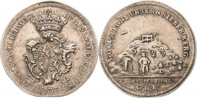 Reuss-Ältere Linie - Untergreiz
Heinrich III. 1733-1768 1/4 Taler 1751, GHE-Saalfeld Ausbeute der Grube Kleinreinsdorf Schmidt und Knab 359 Müseler 5...