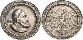 Sachsen-Kurlinie ab 1486 bis 1547 (Ernestiner)
Friedrich III. der Weise 1486-1525 Doppelter Guldengroschen 1519, Nürnberg Auf seine bestehende Genera...