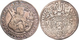 Sachsen-Kurlinie ab 1547 (Albertiner)
Christian I. 1586-1591 Taler 1586, HB-Dresden Keilitz/Kahnt 142 Schnee 731 Davenport 9806 Sehr schön+