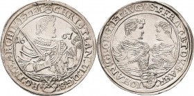 Sachsen-Kurlinie ab 1547 (Albertiner)
Christian II., Johann Georg I. und August 1591-1611 Taler 1607, HR-Dresden Keilitz/Kahnt 228 Schnee 767 Davenpo...