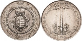 Sachsen-Kurlinie ab 1547 (Albertiner)
Johann Georg I. (1611-) 1615-1656 Silbermedaille o.J. (J. Buchheim) Friedenswunschmedaille. Auf Veranlassung de...