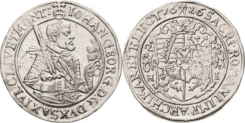 Sachsen-Kurlinie ab 1547 (Albertiner)
Johann Georg I. (1611-) 1615-1656 1/2 Tal...