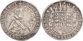 Sachsen-Altenburg 1603-1672
Johann Philipp, Friedrich, Johann Wilhelm, Friedrich Wilhelm II. 1603-1625 1/2 Taler 1623, WA-Saalfeld Kernbach 7.3 Slg. ...