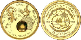 Liberia 25 Dollars 2020