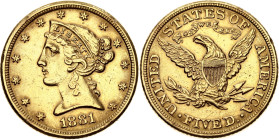 United States 5 Dollars 1881