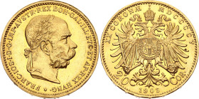 Austria 20 Corona 1905