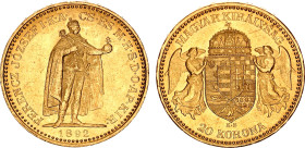 Hungary 20 Korona 1892 KB