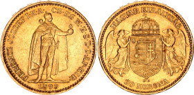 Hungary 20 Korona 1893 KB